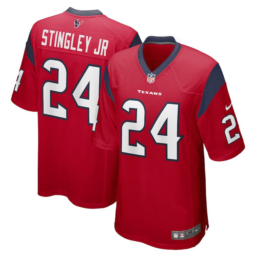 Men Houston Texans 24 Derek Stingley Jr. Nike Red Player Game NFL Jersey